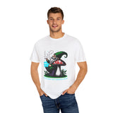 Magic Gnome T-shirt - Where Every Puff Unearths Magic | Unisex Garment-Dyed Tee for Nature Lovers