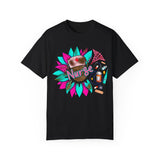 Colorful Nurse Appreciation T-Shirt - Garment-Dyed Unisex Tee