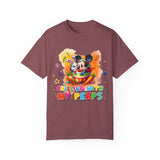 Chilling With My Peeps Unisex Garment-Dyed T-shirt | Fun Easter Graphic Tee