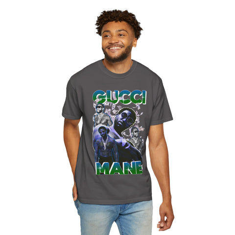 Unisex Garment-Dyed T-shirt - Gucci Mane Graphic Tee