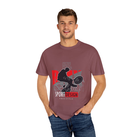 Freestyle BMX Unisex Garment-Dyed T-shirt