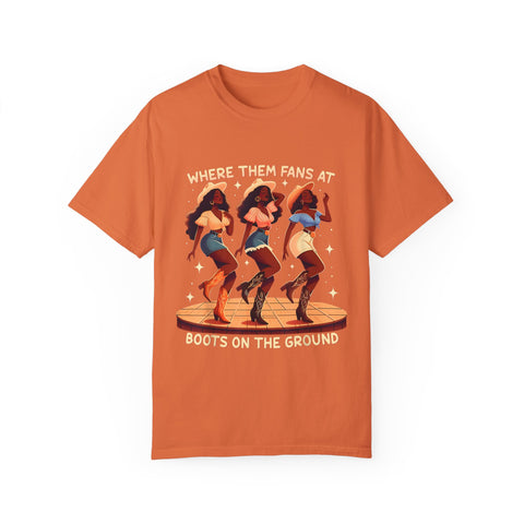 Women Empowerment Graphic T-Shirt - "Where Them Fans At"