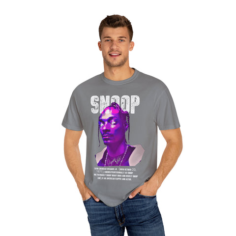 Vintage Snoop Dogg T-Shirt - Unisex Garment-Dyed Tee for Music Fans