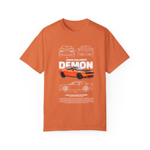Dodge Challenger Demon T-Shirt - Unisex Vintage Car Tee