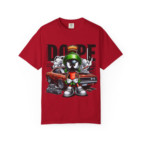 Cool Cartoon Car T-Shirt - Dope Marvin the Martian Design