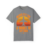 Vintage-Inspired Travel T-Shirt - "Never Fly the A Model of Anything"