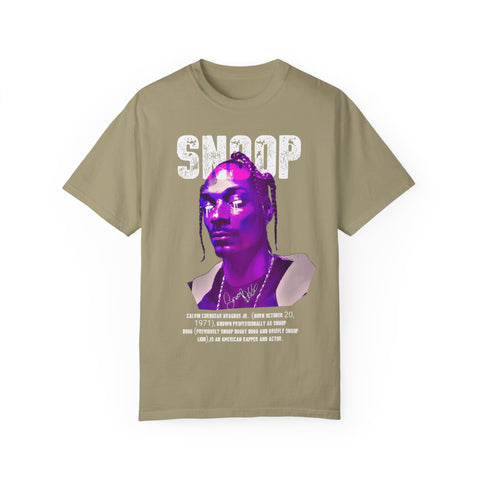Vintage Snoop Dogg T-Shirt - Unisex Garment-Dyed Tee for Music Fans