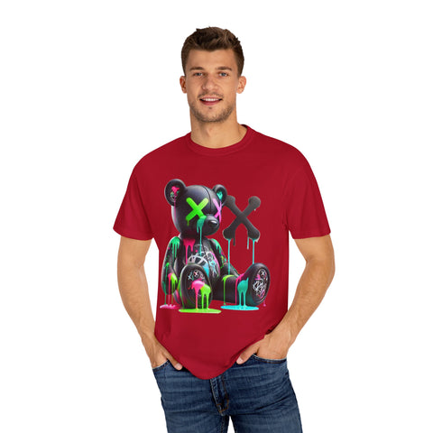 Graffiti Bear Unisex Garment-Dyed T-Shirt