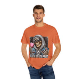 Halloween Skeleton Love T-Shirt | Death Do Us Part Graphic Tee