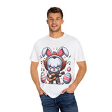 Easter Bunny Rock Star T-Shirt - Unisex Garment-Dyed Tee
