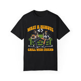 Chill With Friends T-Shirt - Unisex Garment-Dyed Tee