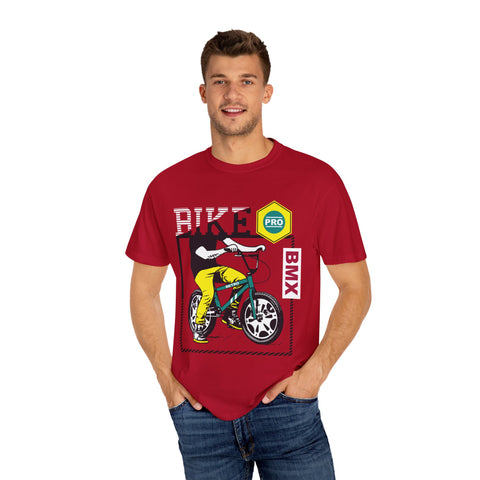 BMX Pro Unisex Garment-Dyed T-shirt - Perfect for Cycling Enthusiasts