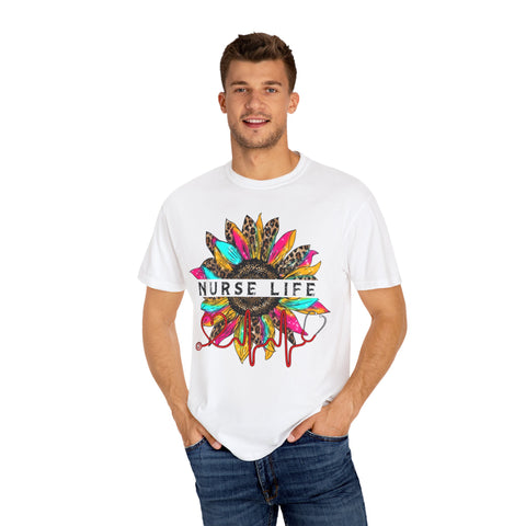 Nurse Life Unisex Garment-Dyed T-Shirt | Perfect Gift for Healthcare Heroes