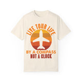 Live Tour Life T-Shirt - Unisex Garment-Dyed Tee for Travel Enthusiasts