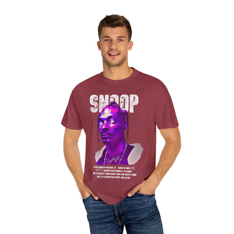 Vintage Snoop Dogg T-Shirt - Unisex Garment-Dyed Tee for Music Fans