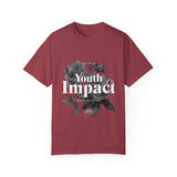 Youth Impact Unisex Garment-Dyed T-Shirt – Vibrant Floral Graphic Tee