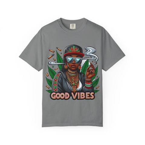 Good Vibes Unisex Garment-Dyed T-Shirt