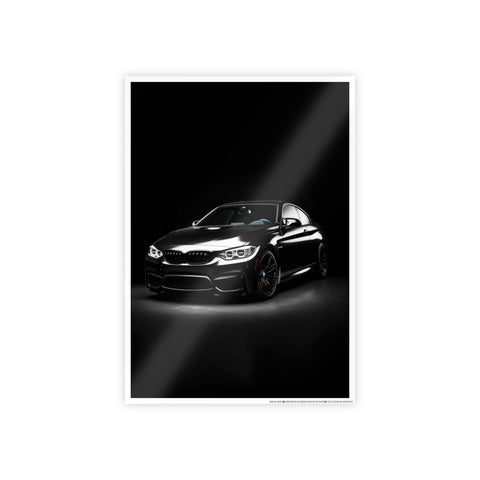 Luxury Car Gloss Poster - Modern Automotive Wall Art for Enthusiasts