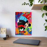 Vibrant Gloss Poster featuring Mickey Mouse with Luxury Brands