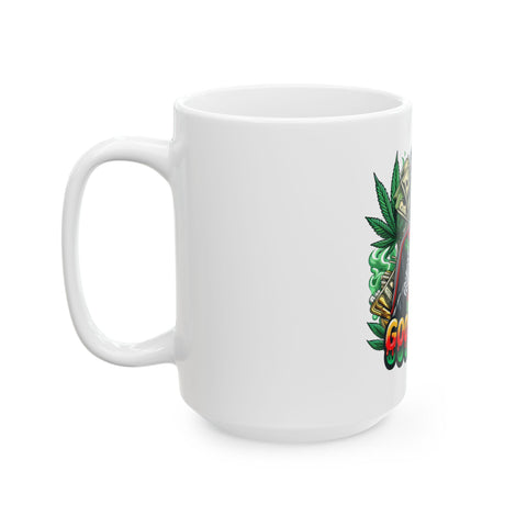 Good Vibes Ceramic Mug - 11oz & 15oz, Perfect for Relaxation and Gifting