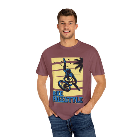 Unisex Bike Freestyle T-Shirt - Casual Graphic Tee for Cyclists