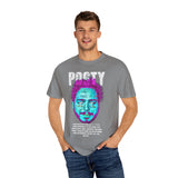 Posty Unisex Garment-Dyed T-shirt | Vibrant Vintage Style Tee for Music Lovers