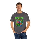 Chameleon Chill Unisex Garment-Dyed T-Shirt - Vibrant Graphic Tee for Nature Lovers