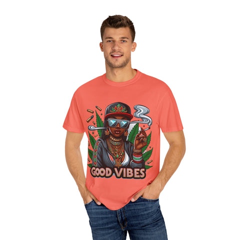 Good Vibes Unisex Garment-Dyed T-Shirt