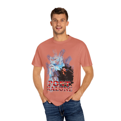 Post Malone Unisex Garment-Dyed T-Shirt - Trendy Music Apparel