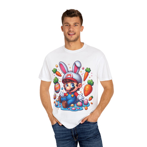 Cute Easter Character Unisex Garment-Dyed T-Shirt