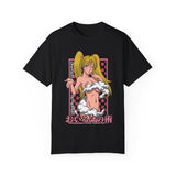 Anime-Inspired Unisex Garment-Dyed T-Shirt - Playful Manga Design