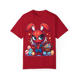 Easter Bunny Superhero T-Shirt - Unisex Garment-Dyed Tee