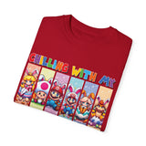 Chilling with My Peeps Unisex Garment-Dyed T-Shirt | Fun Graphic Tee for Friends