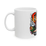 Cool Graffiti Ceramic Mug - 11oz & 15oz | Street Art Vibes for Coffee Lovers