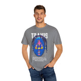 Travis Inspired Unisex Garment-Dyed T-Shirt - Retro Graphic Tee