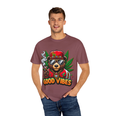 Good Vibes Unisex Garment-Dyed T-Shirt