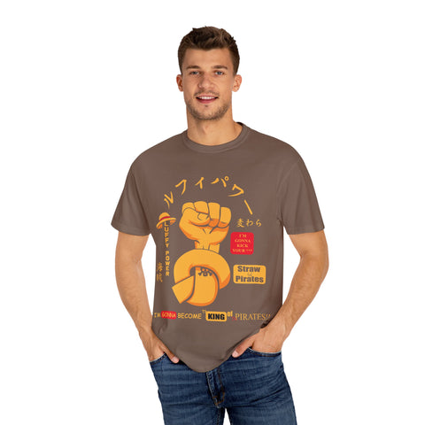 Unisex Luffy Power Graphic T-Shirt - King of Pirates Design