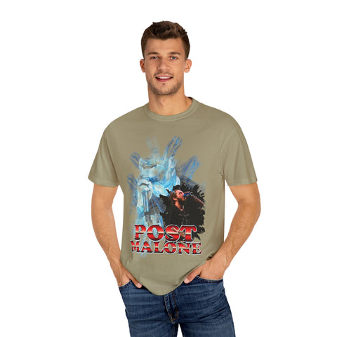 Post Malone Unisex Garment-Dyed T-Shirt - Trendy Music Apparel