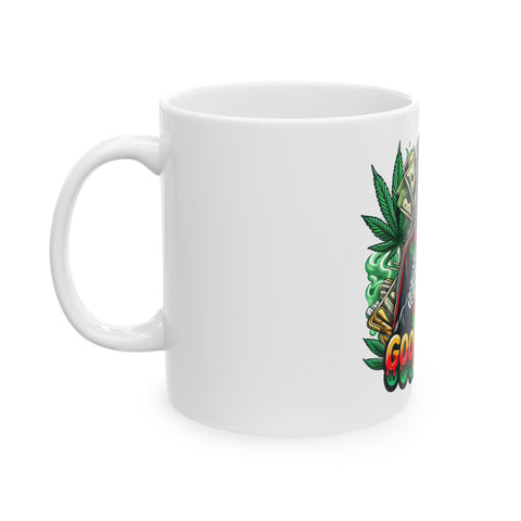 Good Vibes Ceramic Mug - 11oz & 15oz, Perfect for Relaxation and Gifting