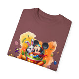 Chilling With My Peeps Unisex Garment-Dyed T-shirt | Fun Easter Graphic Tee