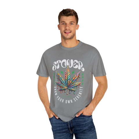 Unisex Garment-Dyed T-Shirt - "Grow Your Own Serenity"