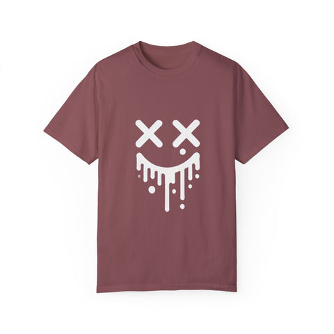 Unisex Smiley Drip T-Shirt - Casual Streetwear