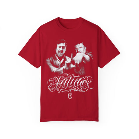 Unisex Garment-Dyed T-Shirt - Vintage Latino Graphic Tee