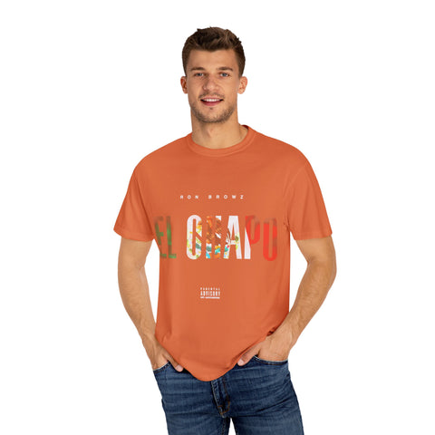 Unisex Garment-Dyed T-Shirt with 'EL CHAPU' Design - Casual Vibe, Perfect for Everyday Wear