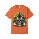 Skull & Cannabis Unisex T-Shirt - Bold Graphic Tee for Cannabis Enthusiasts