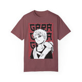 Anime-Inspired Garment-Dyed T-Shirt for Fans