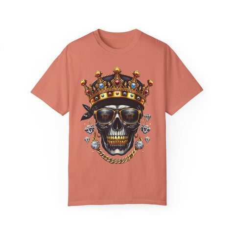 King Skull Graphic Unisex T-Shirt - Trendy Streetwear for Cool Casual Vibes