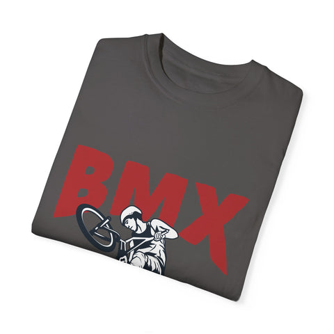 BMX Unisex Garment-Dyed T-Shirt - "When in Doubt Pedal It Out"