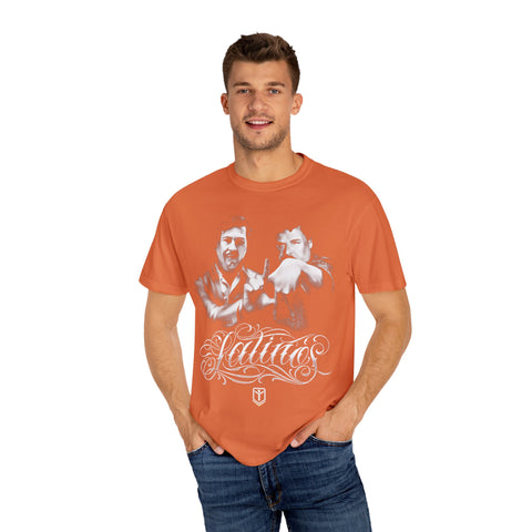 Unisex Garment-Dyed T-Shirt - Vintage Latino Graphic Tee
