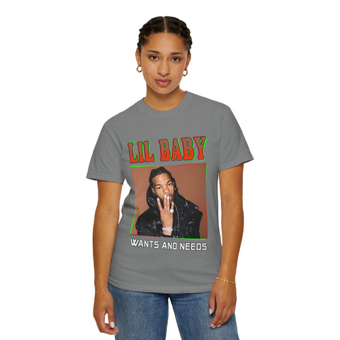 Unisex Lil Baby Graphic T-Shirt - Wants and Needs Collection